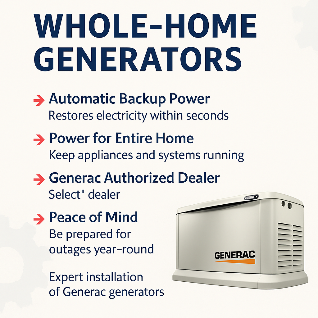 generac whole home generators bobby terry company generac whole home generators bobby terry company