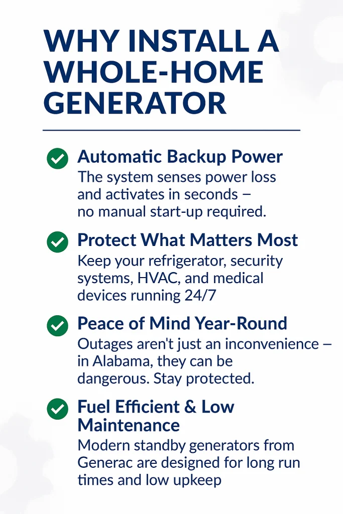 why install whole home generator athens alabama why install whole home generator athens alabama